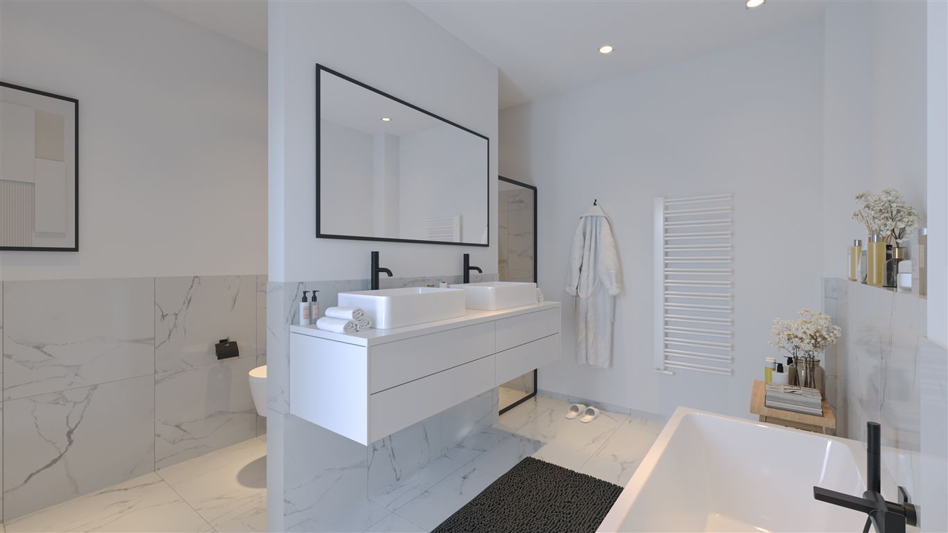 Wohnungen mit luxuriöser Badgestaltung-Beispiel